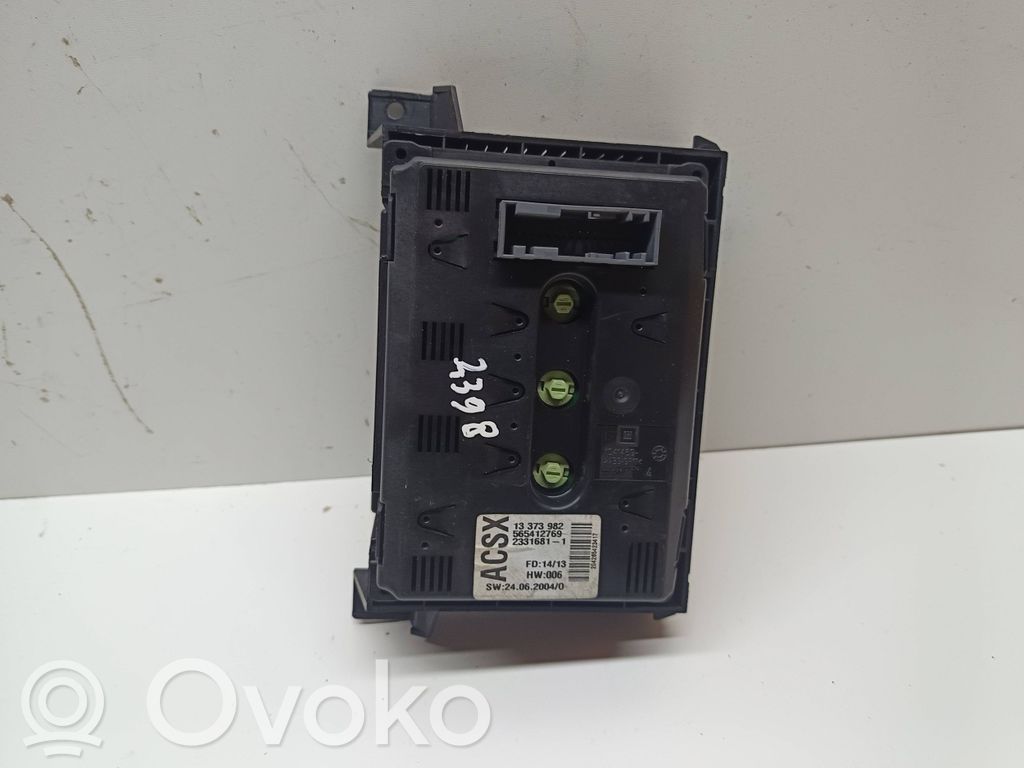 Opel Zafira B Monitor / wyświetlacz / ekran 