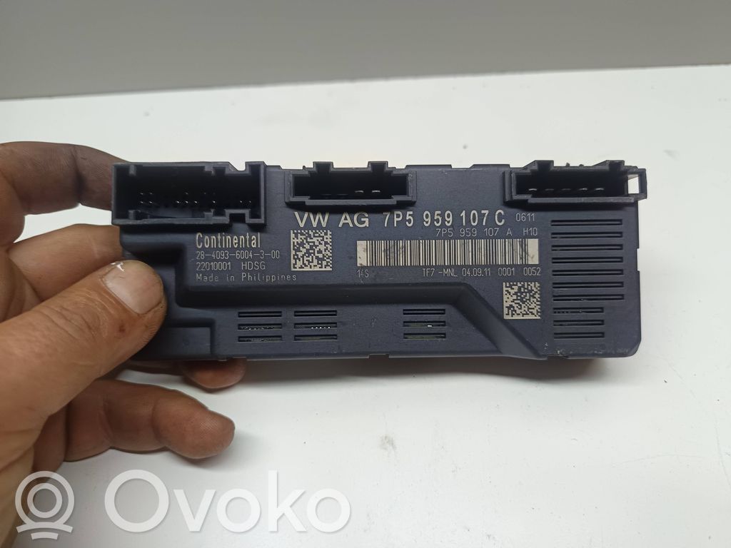 Porsche Cayenne (92A) Tailgate/trunk control unit/module 