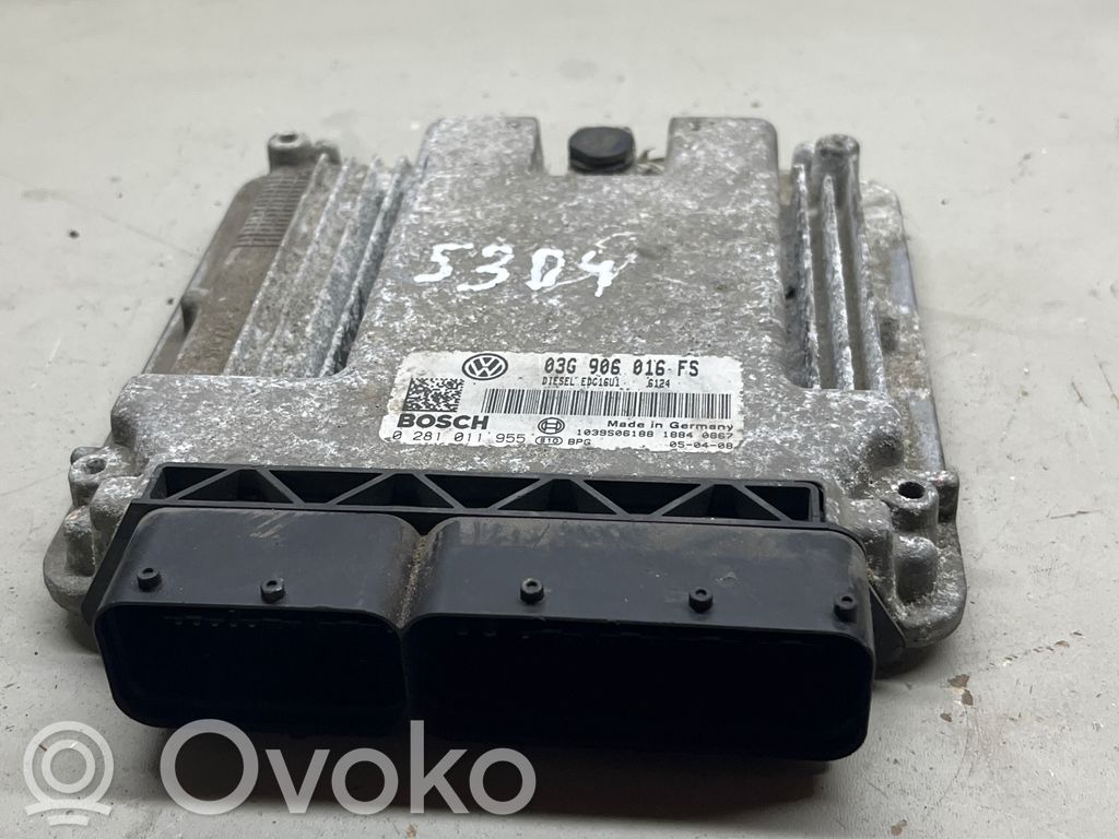Volkswagen Touareg I Engine control unit/module 