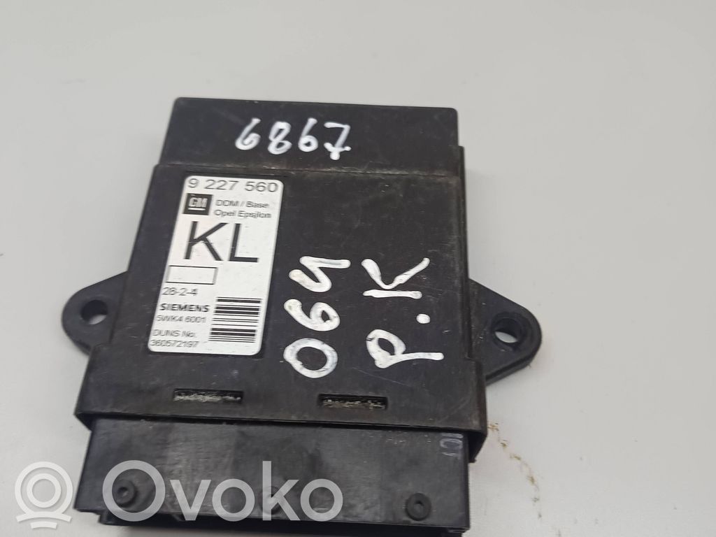 Unité de commande module de porte   9227560,360572197,5WK46001