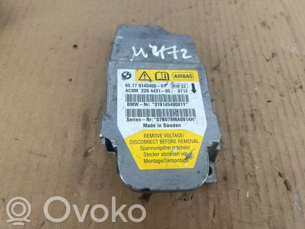BMW Z4 E85 E86 Airbag control unit/module 