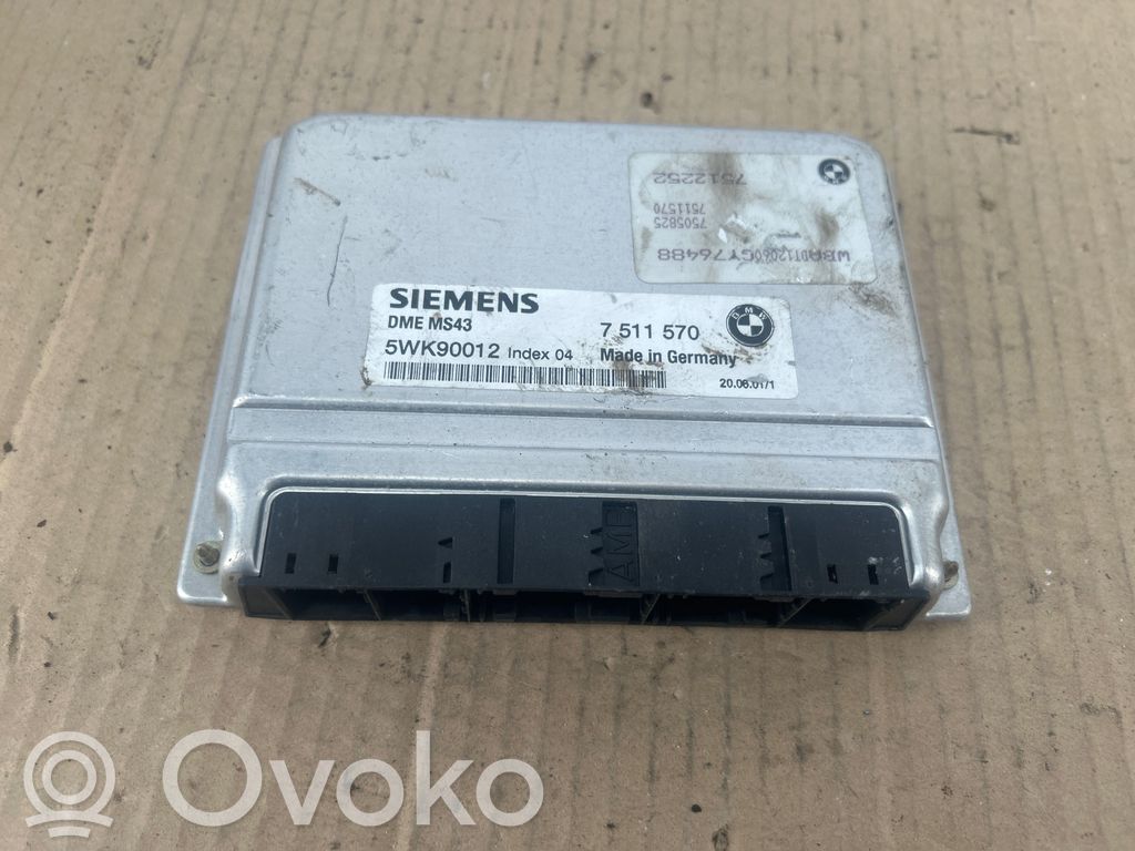 BMW 3 E90 E91 Engine control unit/module 