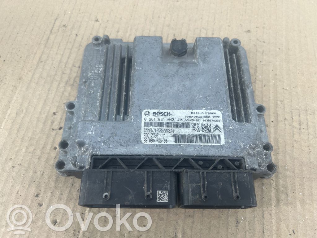 Citroen C4 Grand Picasso Variklio valdymo blokas 