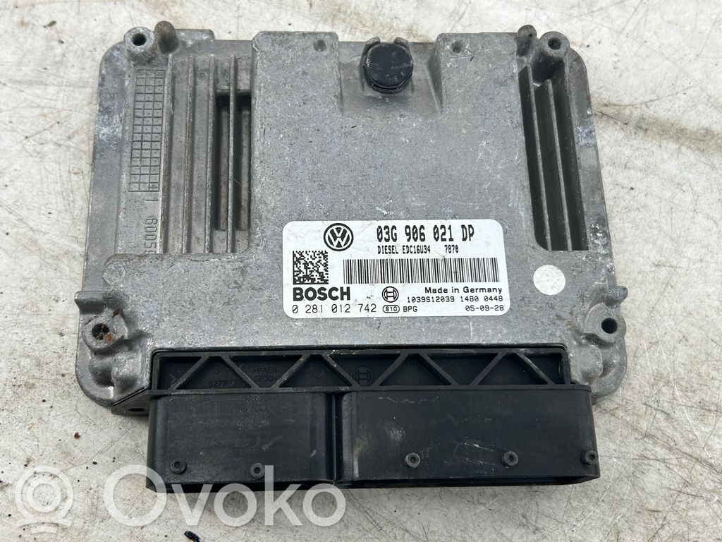 Audi A3 S3 A3 Sportback 8P Engine control unit/module 