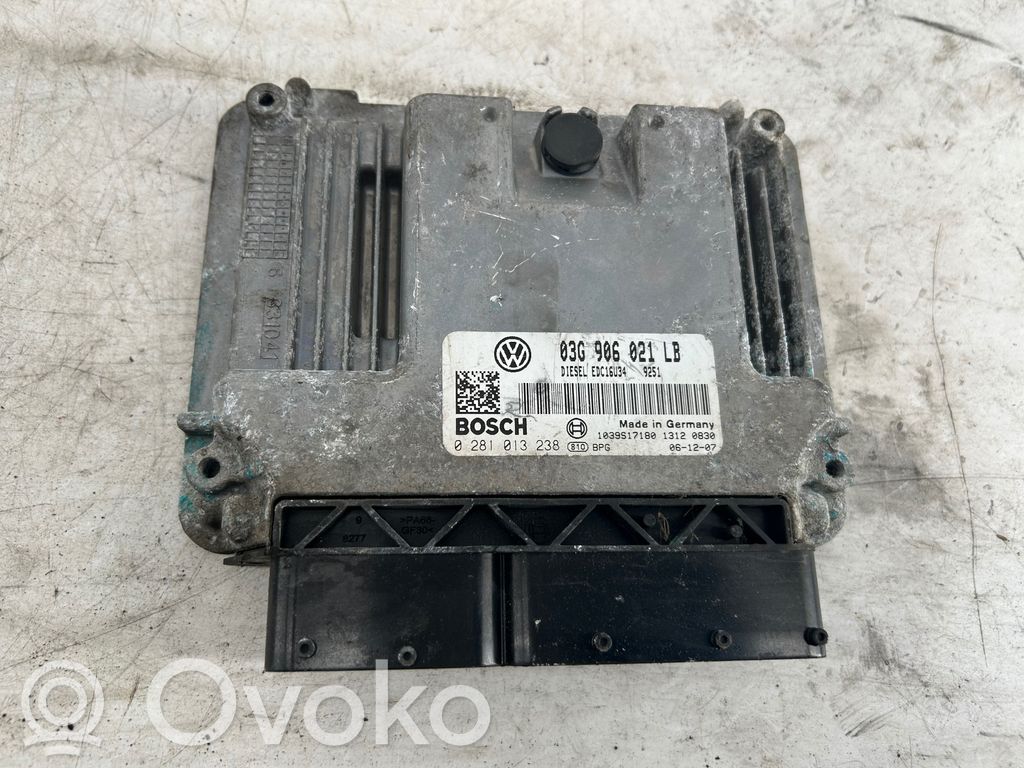 Engine control unit/module   03G906021LB,1039S17180,0281013238