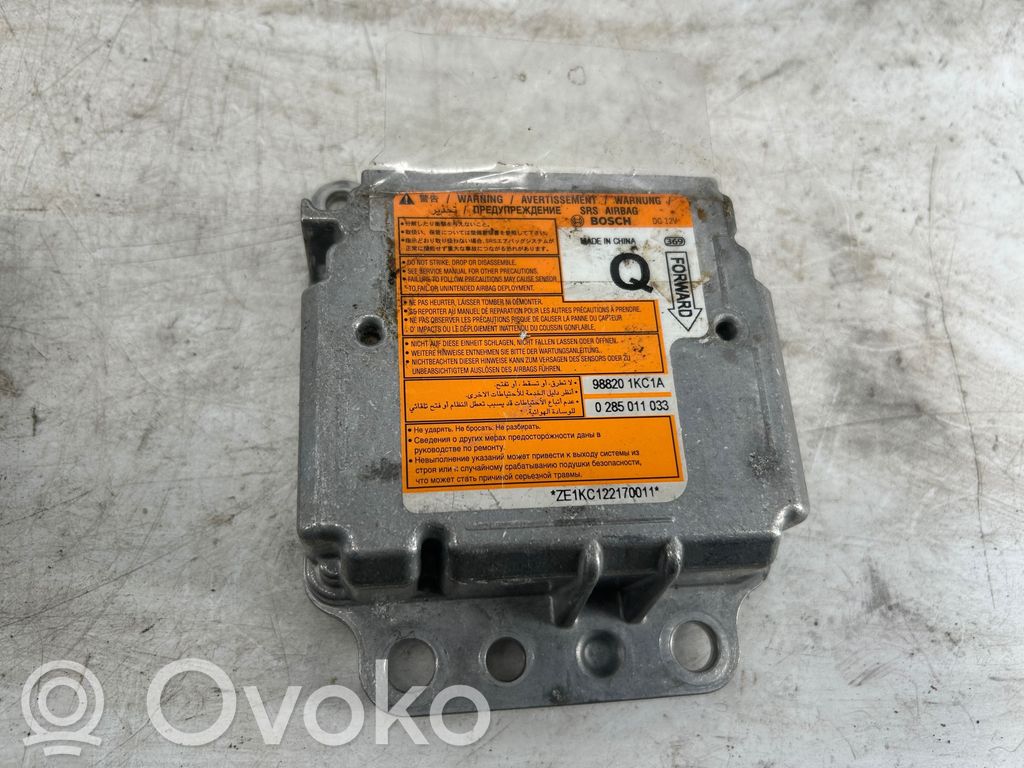 Nissan Juke I F15 Sterownik / Moduł Airbag 