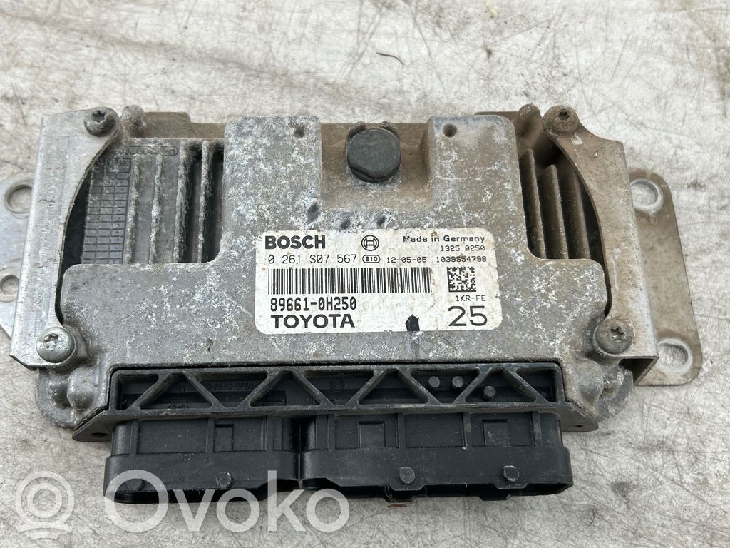 Engine control unit/module   0261S07567,896610H250,1039S54798