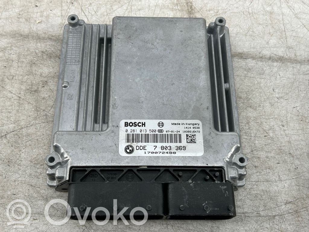 BMW 3 E90 E91 Variklio valdymo blokas 