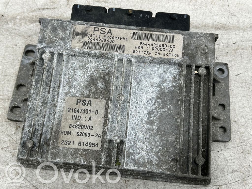 Peugeot 206 Engine control unit/module 
