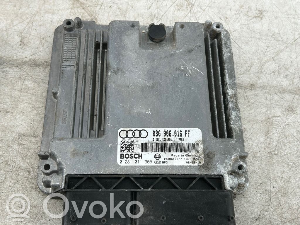 Audi A3 S3 A3 Sportback 8P Engine control unit/module 