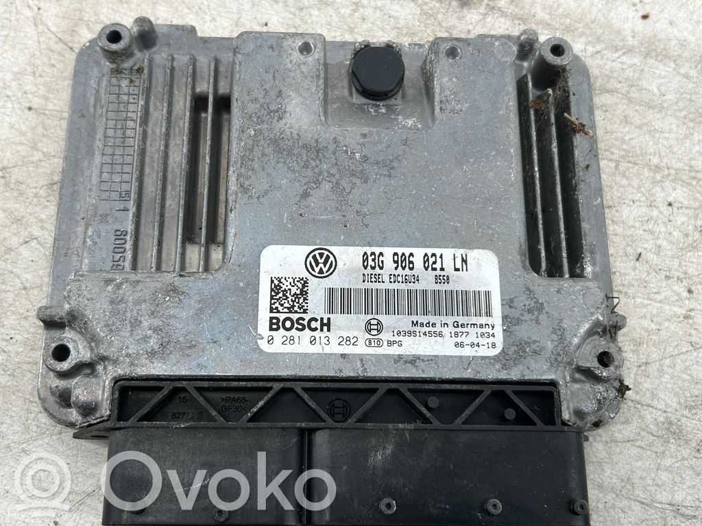 Engine control unit/module   03G906021LN,1039S14556,0281013282