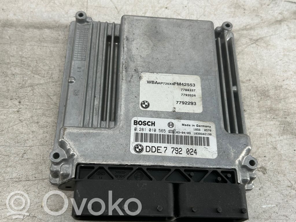 Engine control unit/module   DDE7792024,0281010565,7792293,1039S02198,7792024