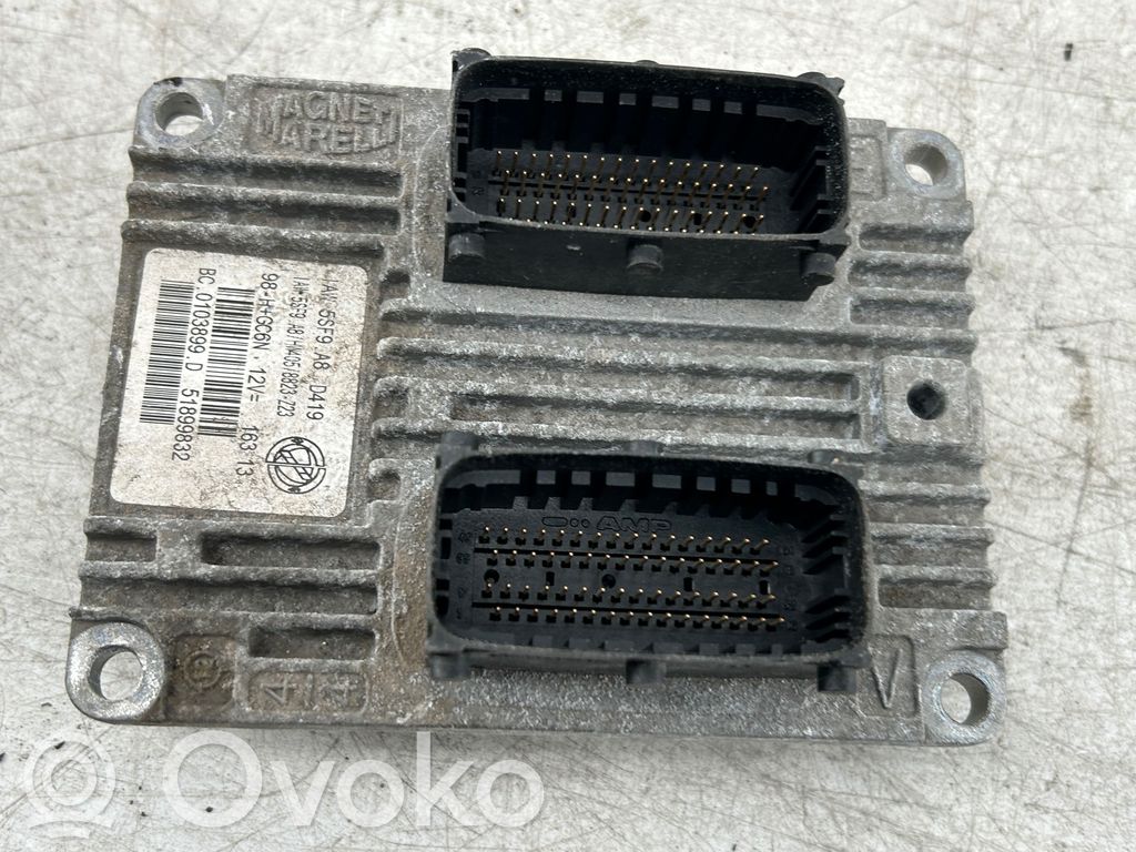 Fiat Punto (199) Sterownik / Moduł ECU 