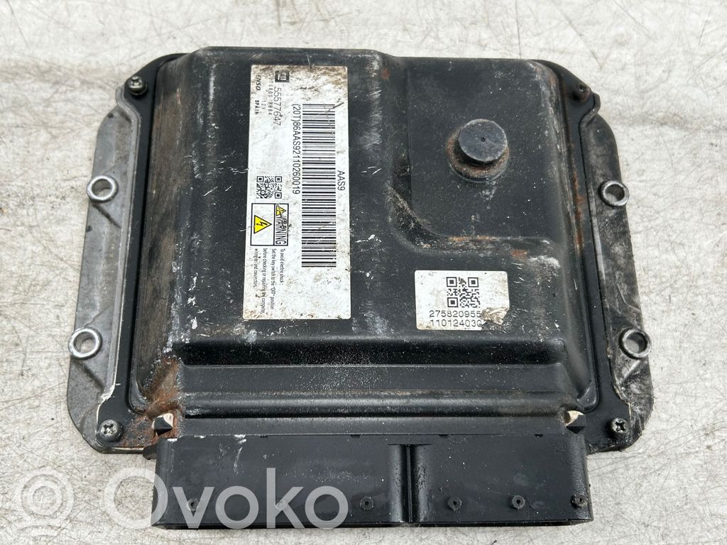 Opel Astra J Engine control unit/module 