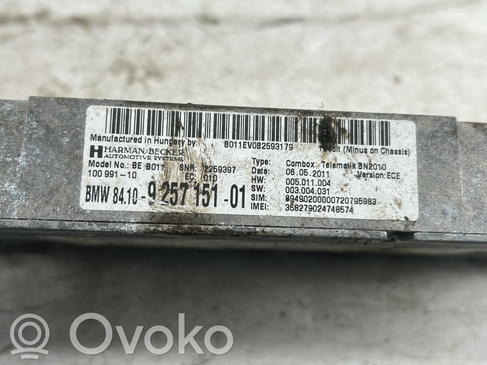 BMW 5 F10 F11 Bluetooth modulis 