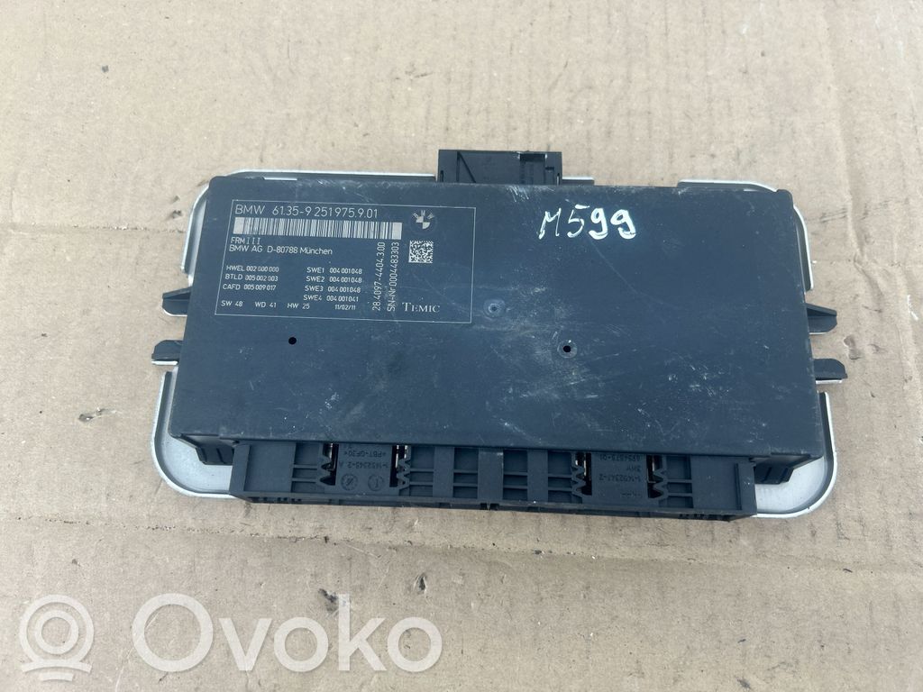 BMW 5 F10 F11 Lichtmodul Lichtsensor 