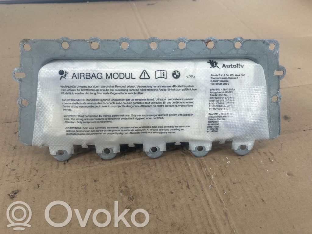 BMW 5 E60 E61 Poduszka powietrzna Airbag pasażera 