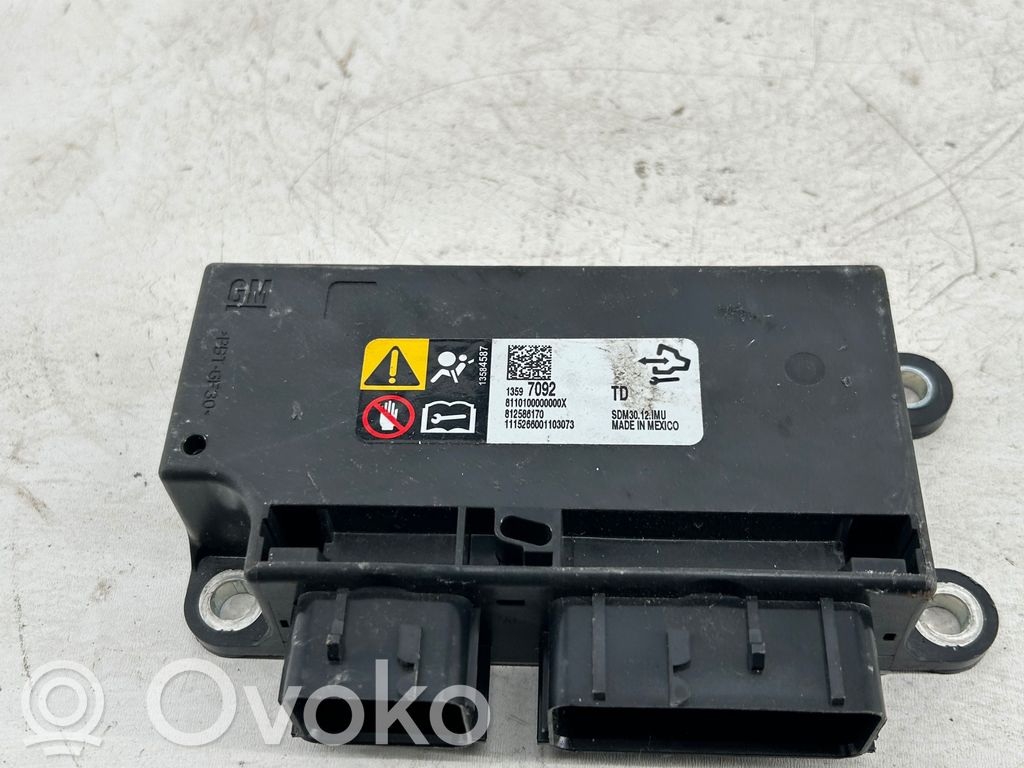 Opel Corsa E Unidad de control/módulo del Airbag 