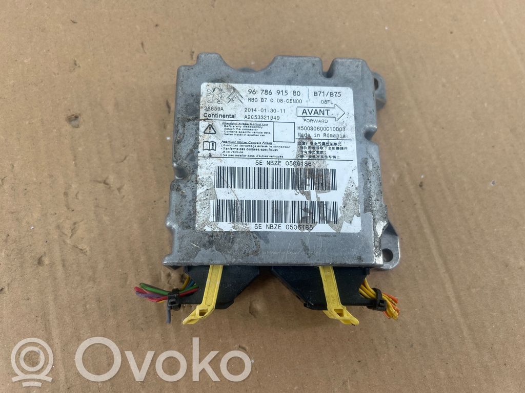 Citroen DS4 Airbag control unit/module 