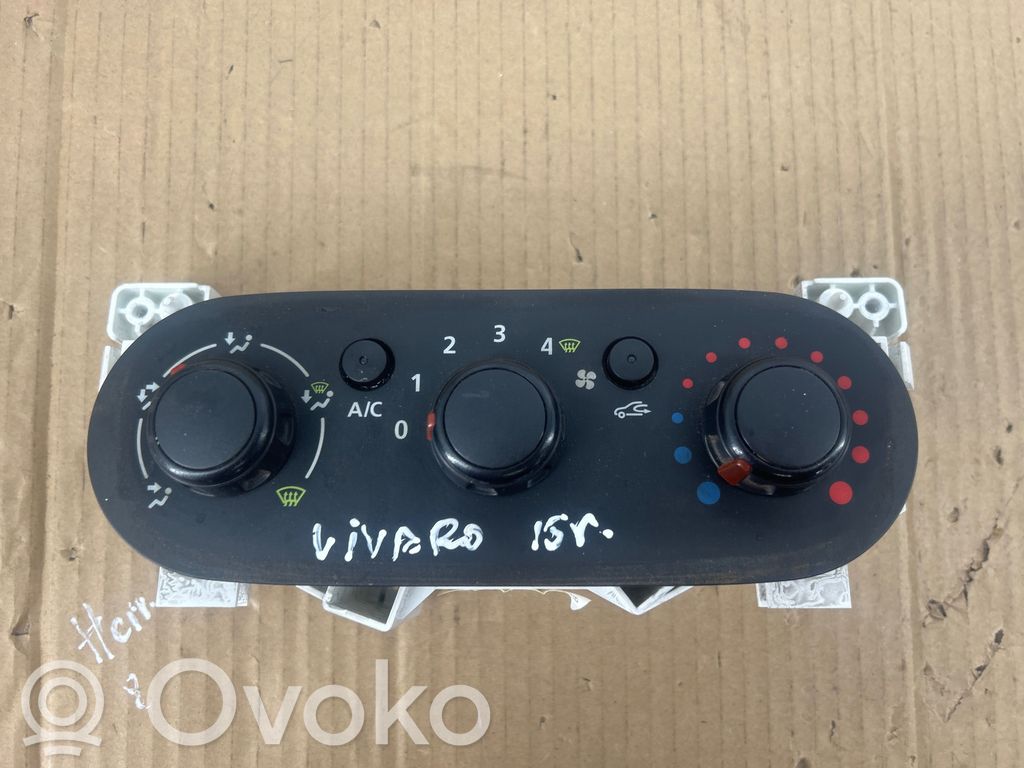 Opel Vivaro Climate control unit 