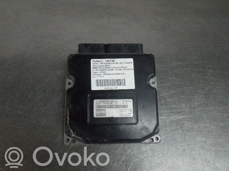 Mercedes-Benz C W203 Sterownik / Moduł ECU 