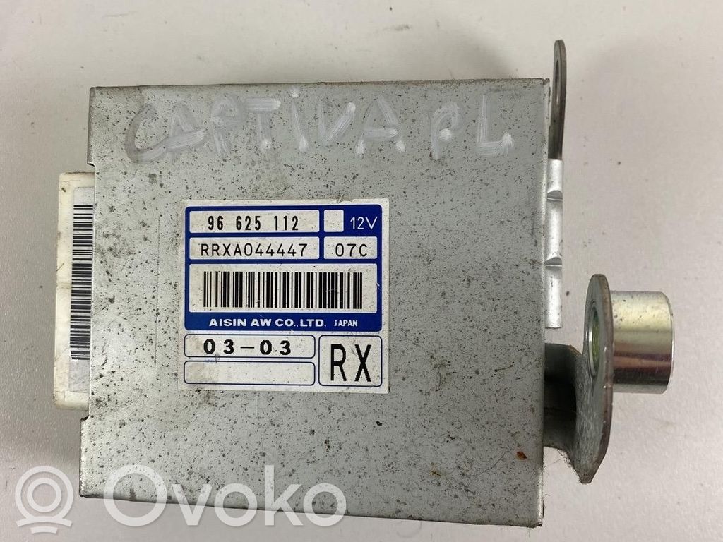 Other control units/modules   96625112