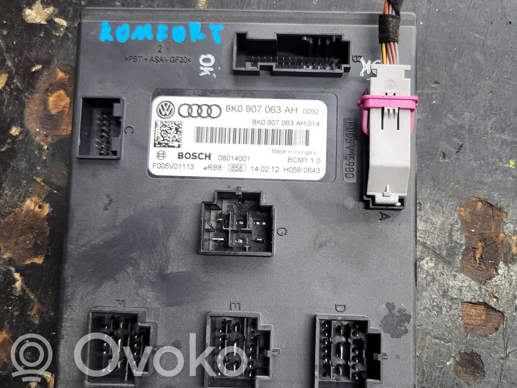 Audi S5 Module confort 