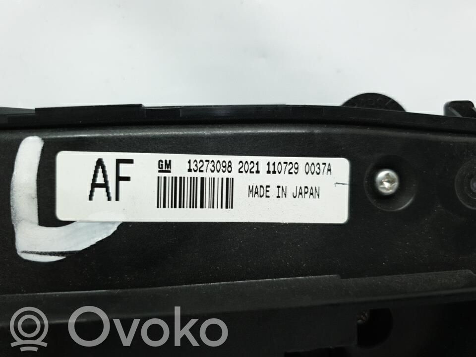 Opel Insignia A Climate control unit 
