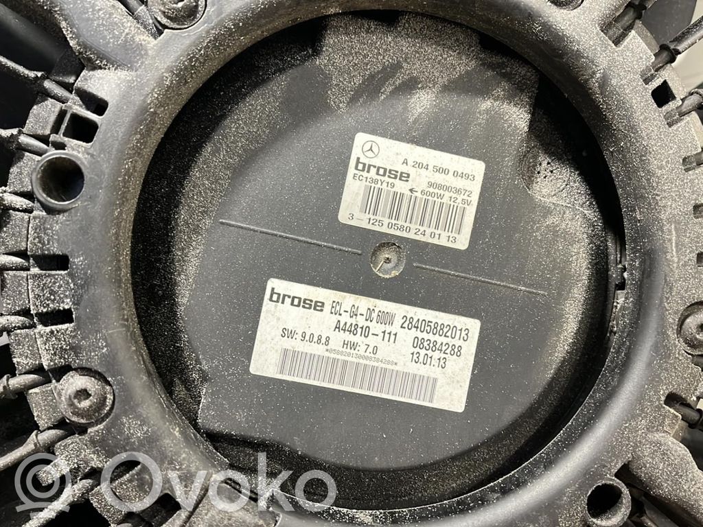 Mercedes-Benz CLS C218 X218 Elektryczny wentylator chłodnicy 