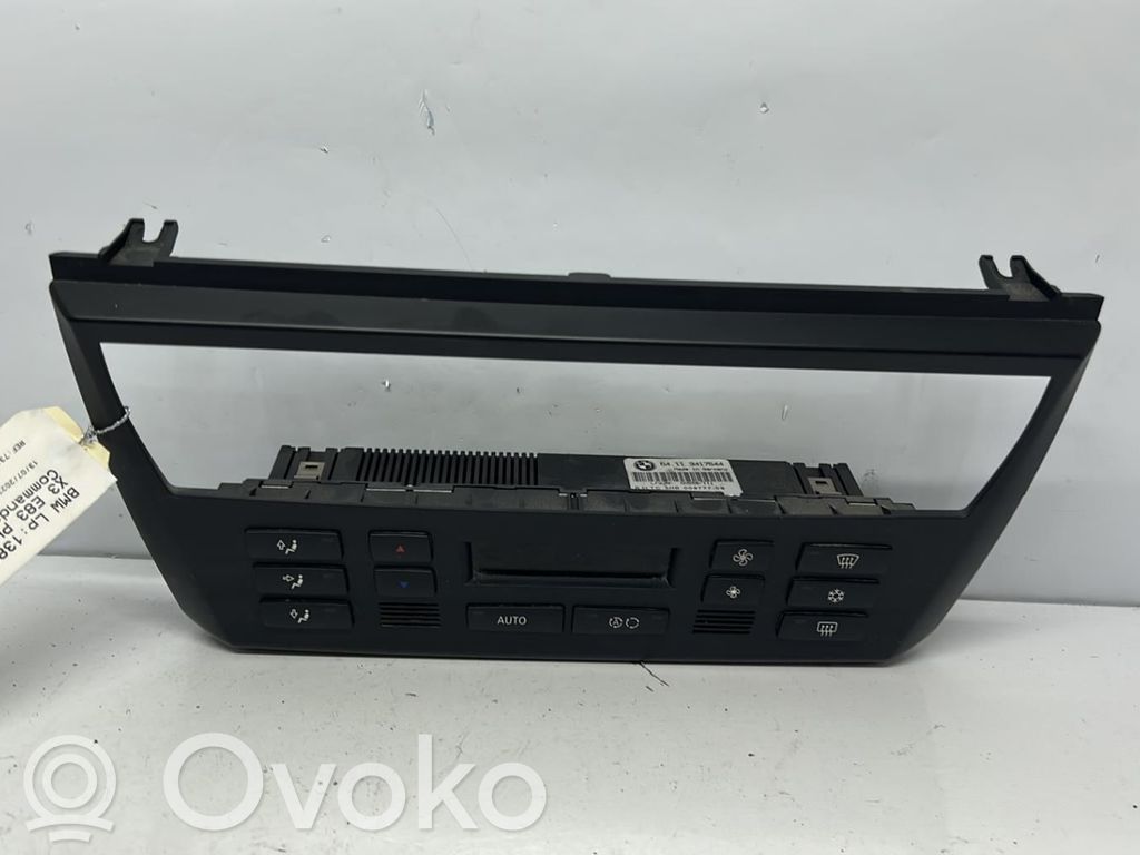 BMW X3 E83 Climate control unit 