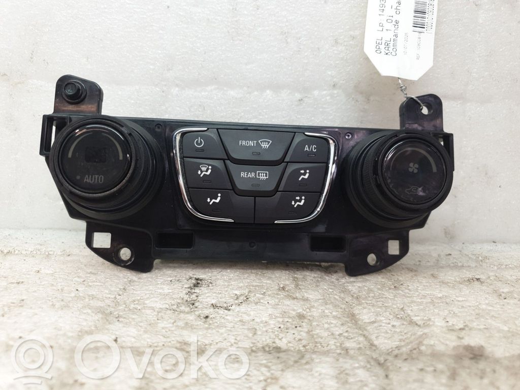 Opel Karl Climate control unit 