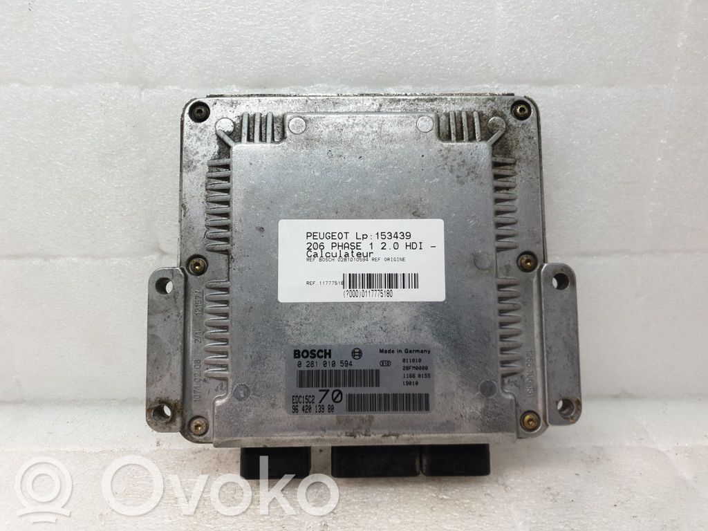 Peugeot 206 Engine control unit/module 