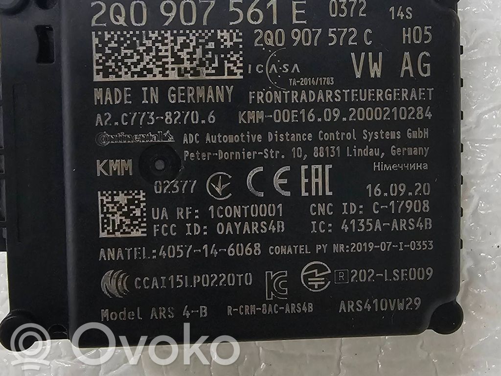 Volkswagen Polo VI Senzor radar distronic 