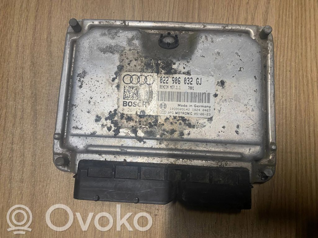 Engine control unit/module   0261208793,022906032GJ,1039S09142