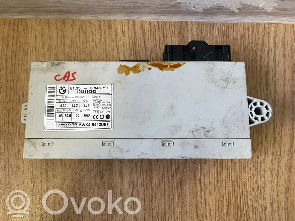 BMW 3 E90 E91 CAS control unit/module 