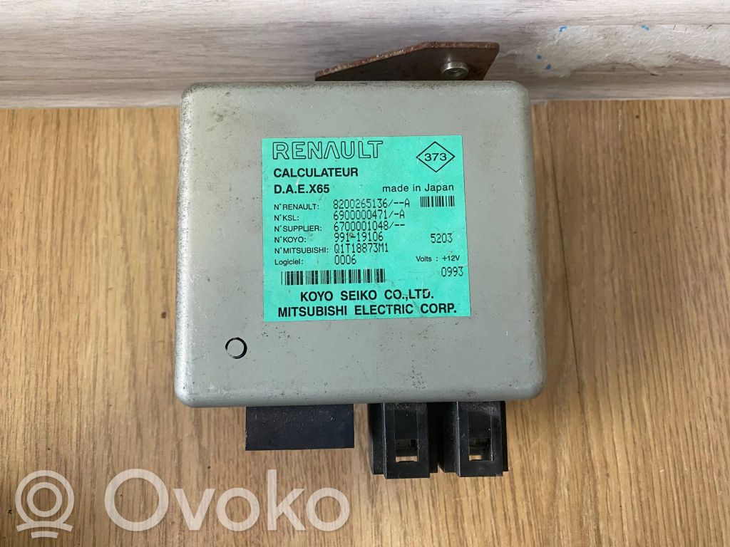 Other control units/modules   8200265136,99T19106