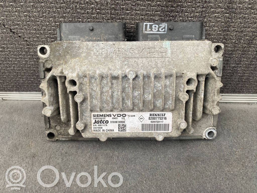 Renault Laguna III Pavarų dėžės valdymo blokas 