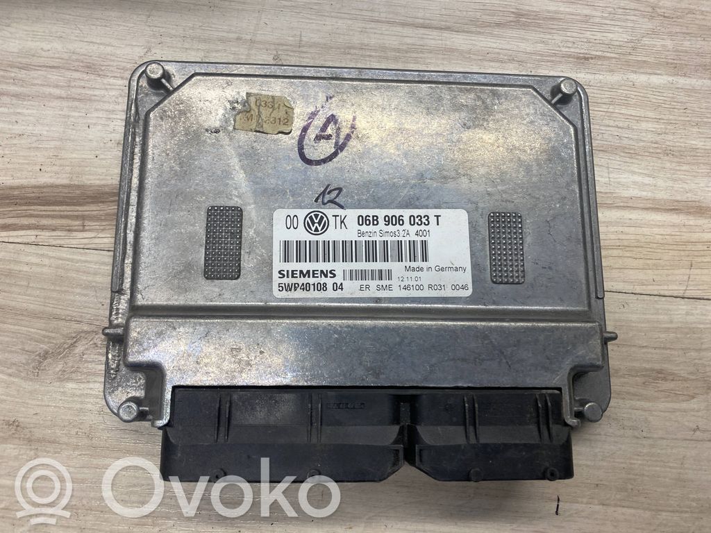 Engine control unit/module   06B906033T,5WP4010804