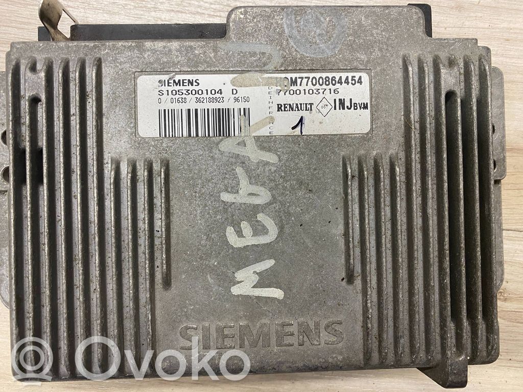 Engine control unit/module   S105300104D,7700864454,7700103716,S105300104