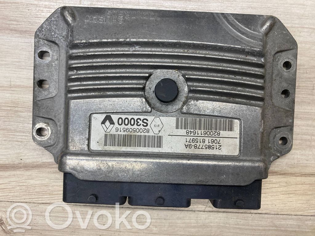 Engine control unit/module   215857789A,7061815971,8200611648,8200509516