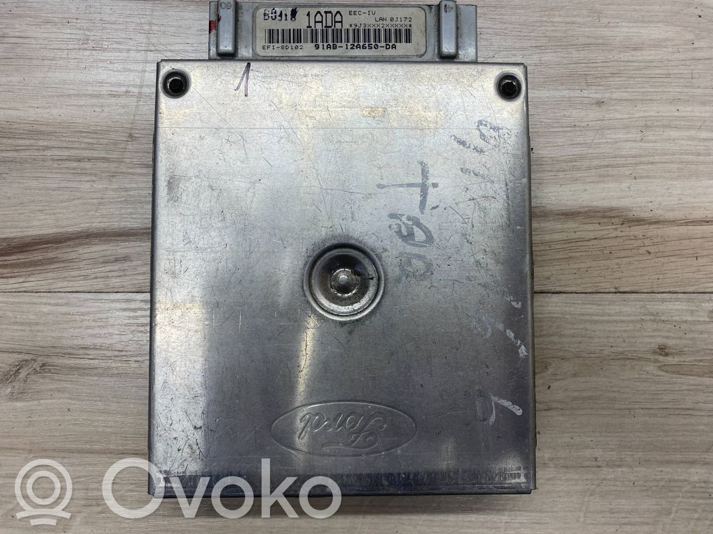 Engine control unit/module   91AB12A650DA,EFTSD102,1ADA