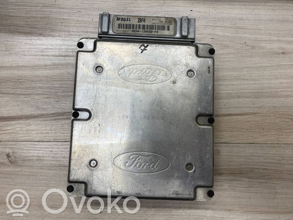 Unidad de control/módulo del motor   92BB12A650FA,EF1SD237,2BFA