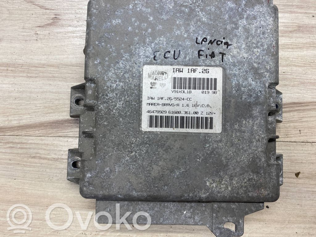 Engine control unit/module   46478929,IAW1AF2G,V91H3L18,6160036100