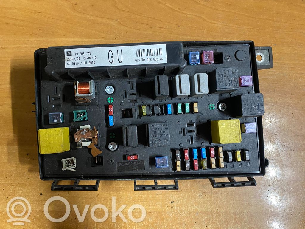 Módulo de fusible   13206748,5DK00866848,13206748GU,015349211