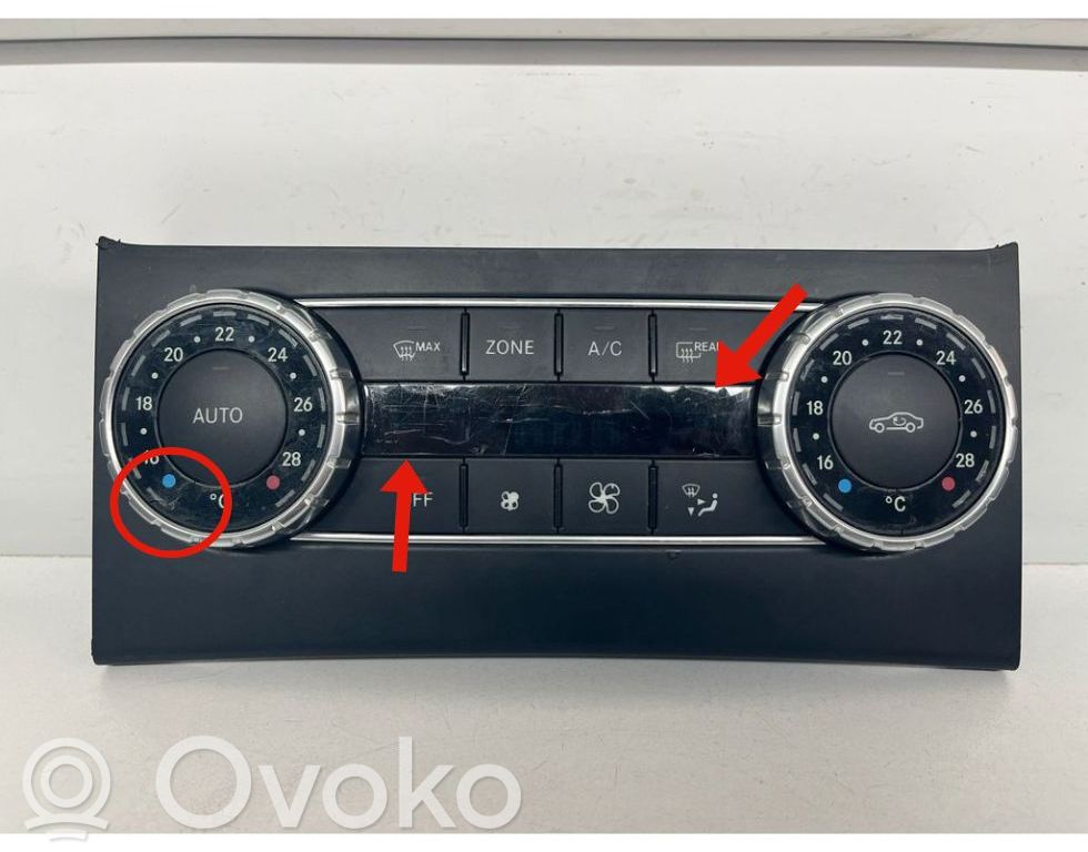 Mercedes-Benz C W204 Panel klimatyzacji 