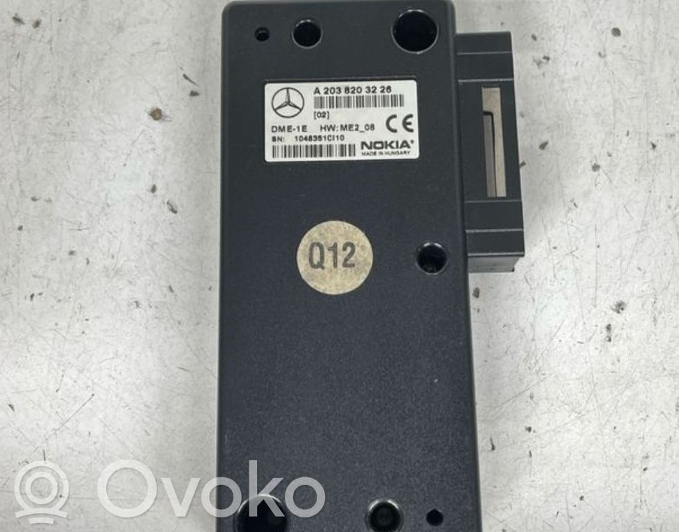 Mercedes-Benz C W203 Unité de commande, module téléphone 