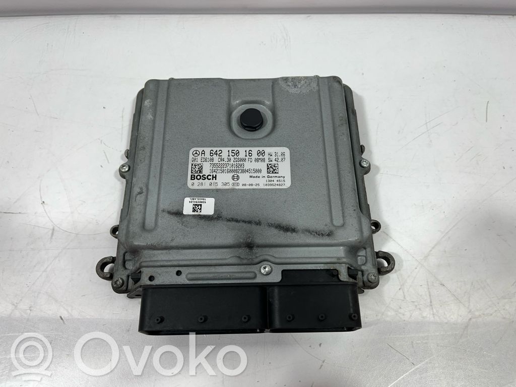 Engine control unit/module   A6421501600,0281015305,6421501600