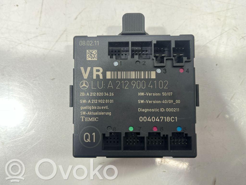 Mercedes-Benz C W204 Door control unit/module 