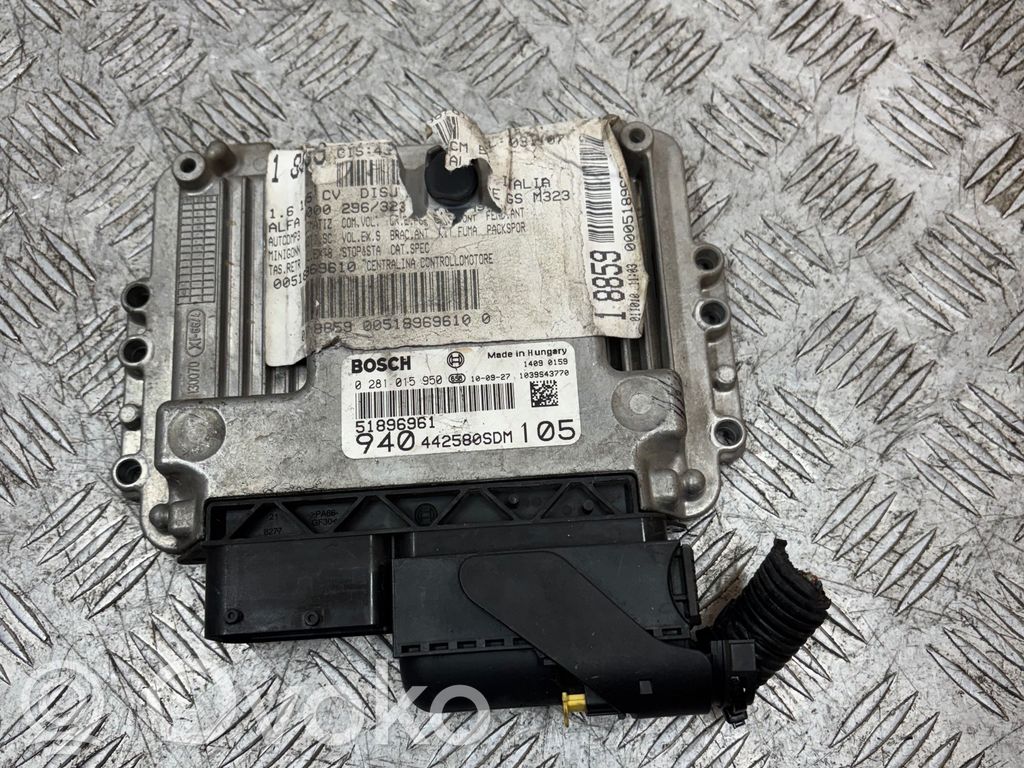 Alfa Romeo Giulietta Engine control unit/module 