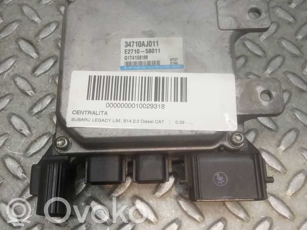 Unidad de control/módulo del motor   34710AJ011,34710AJ011,Q1T41081M